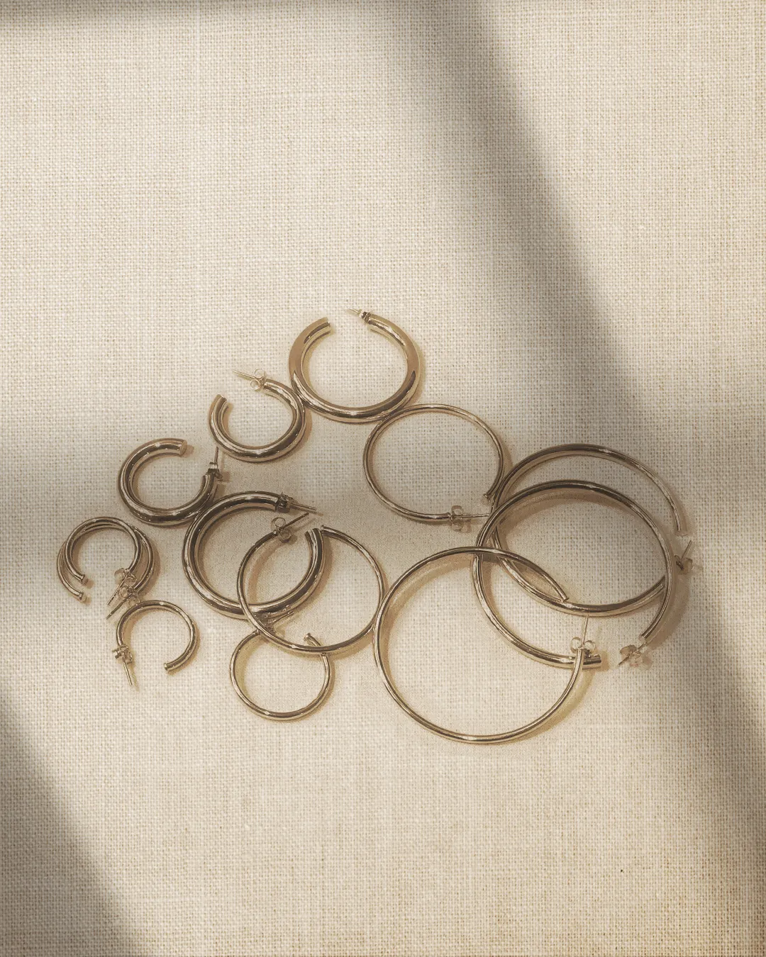 40mm Gold Hoop Earrings