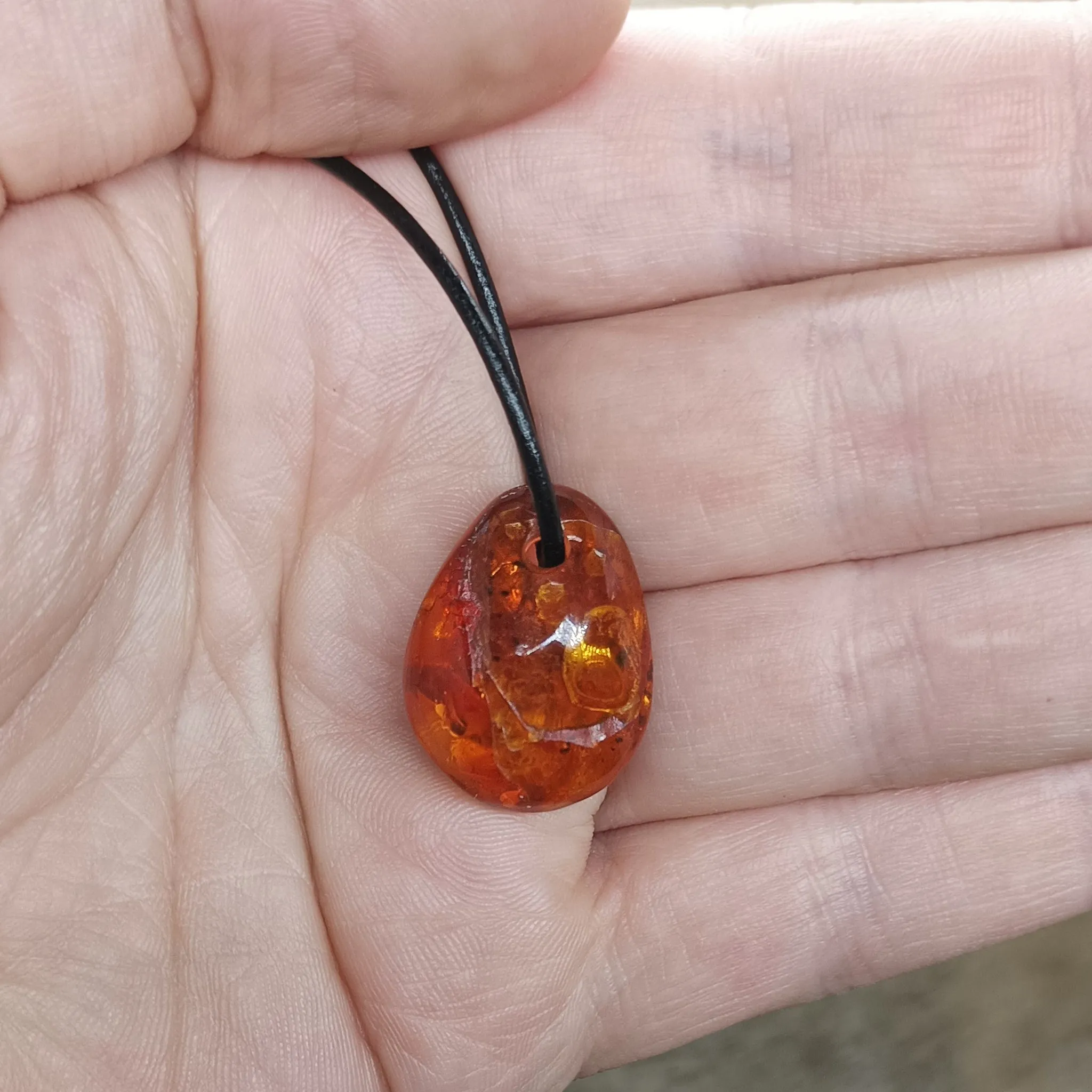 Amber Amulet Pendant