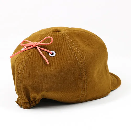BOYS CAP -CORDUROY- CAMEL