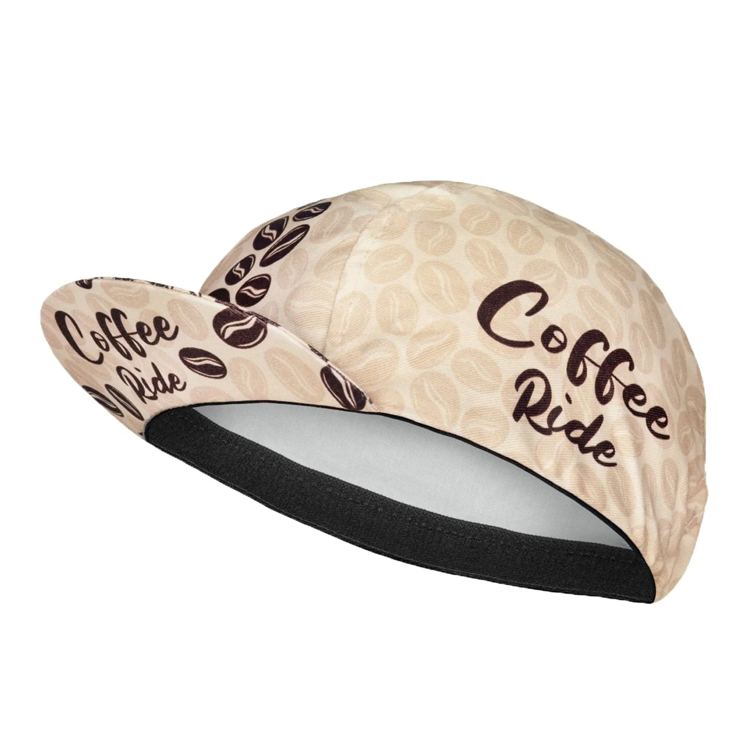 Classic Retro  Coffee Beans Polyester  Bicycle Hats Summer Quick Drying Team Road Bike Sports Cycling Caps