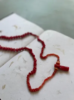 Coral beads necklace