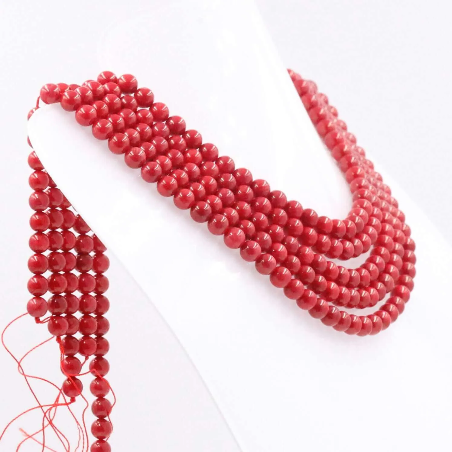 Coral Beads Red Coral Orange Coral DIY Coral Necklace Coral beads Red Coral Beads Coral Beads Coral Bead DIY Necklace SKU:113158