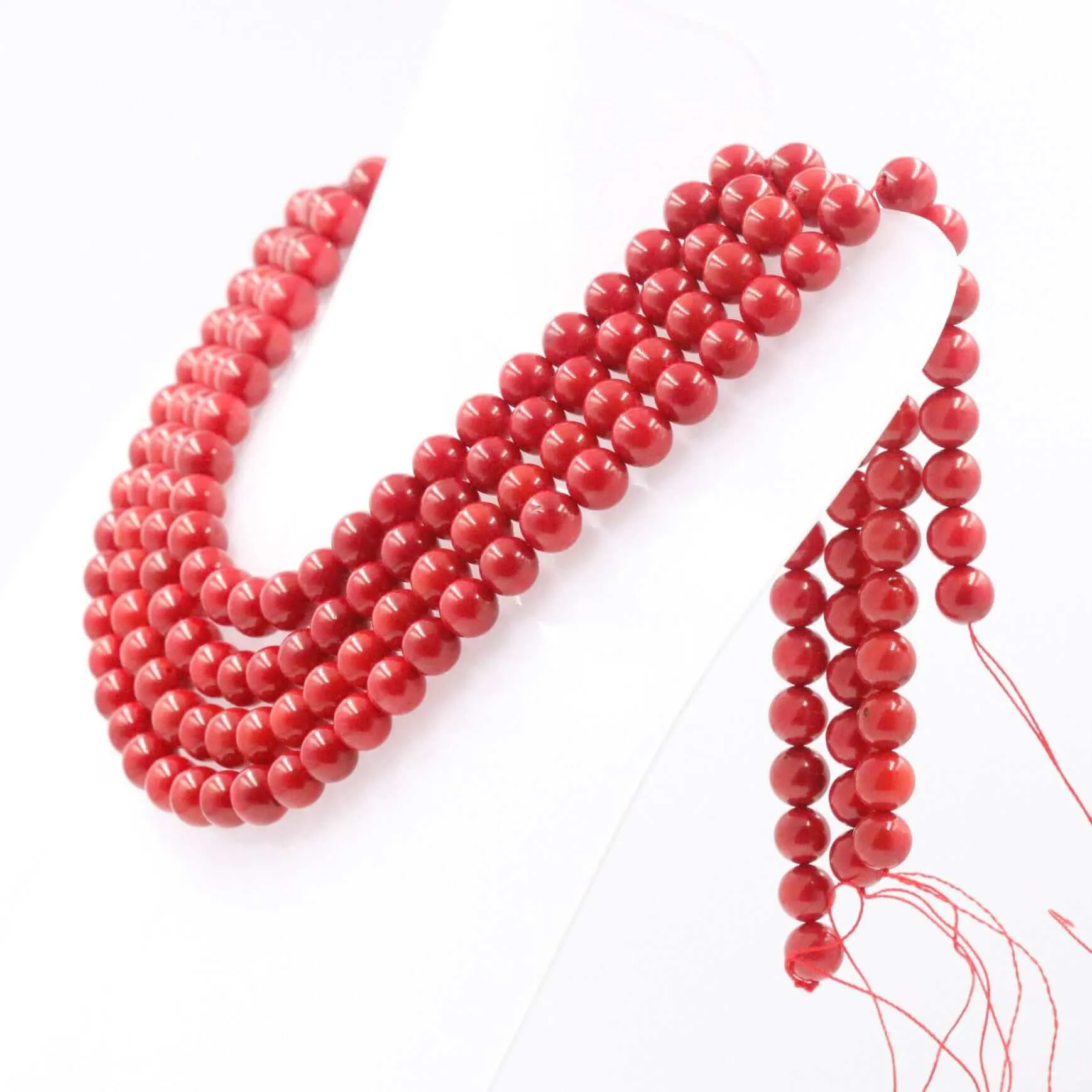 Coral Beads Red Coral Orange Coral DIY Coral Necklace Coral beads Red Coral Beads Coral Beads Coral Bead DIY Necklace SKU:113158