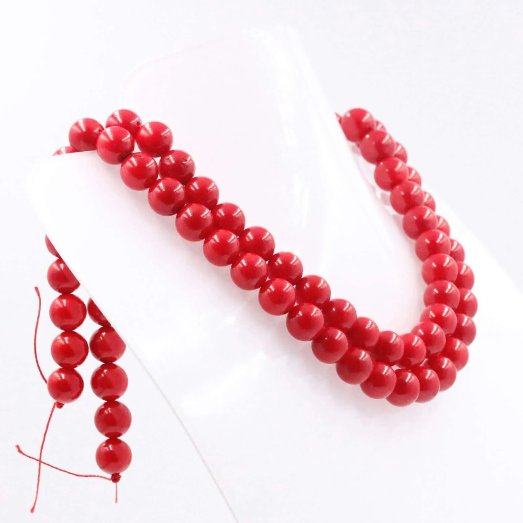 Coral Beads Red Coral Orange Coral DIY Coral Necklace Coral beads Red Coral Beads Coral Beads Coral Bead DIY Necklace SKU:113158