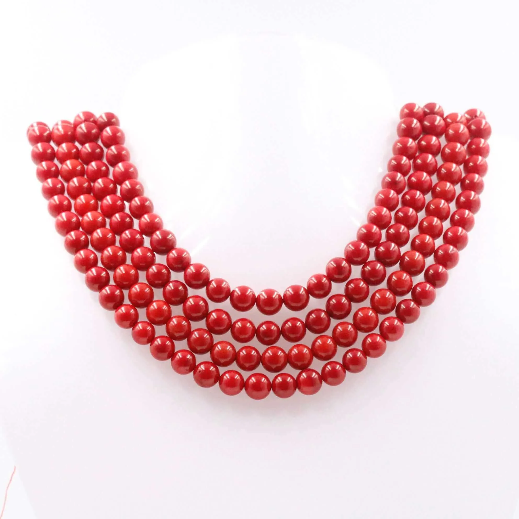 Coral Beads Red Coral Orange Coral DIY Coral Necklace Coral beads Red Coral Beads Coral Beads Coral Bead DIY Necklace SKU:113158