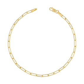 Dainty Paper Clip Bracelet