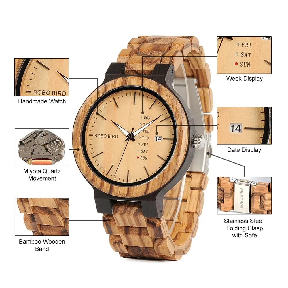 Funki Buys | Watches | Men's Classic Bobo Bird Wood Wristwatches