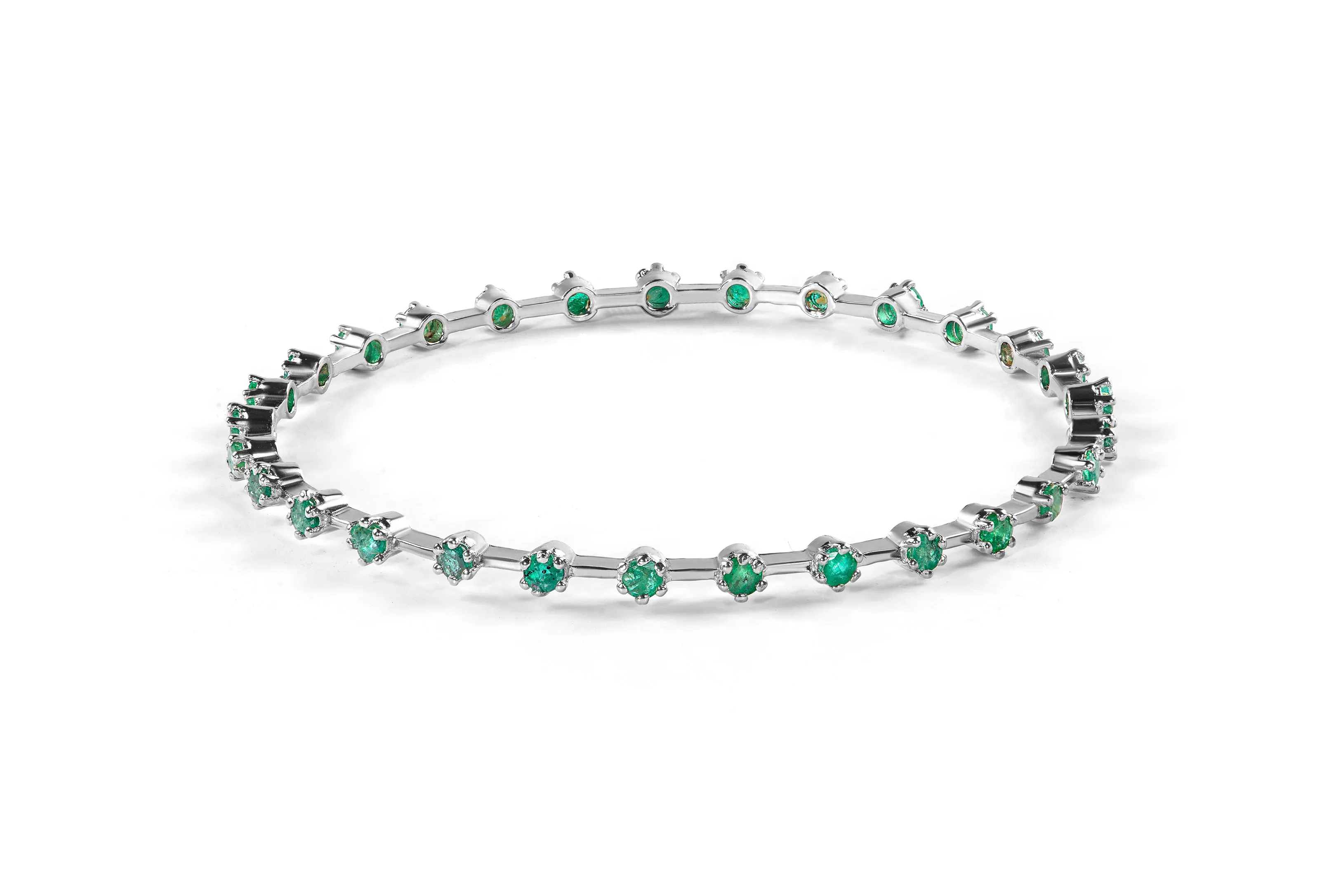 GREEN TOUCH OF EMERALD BANGLE