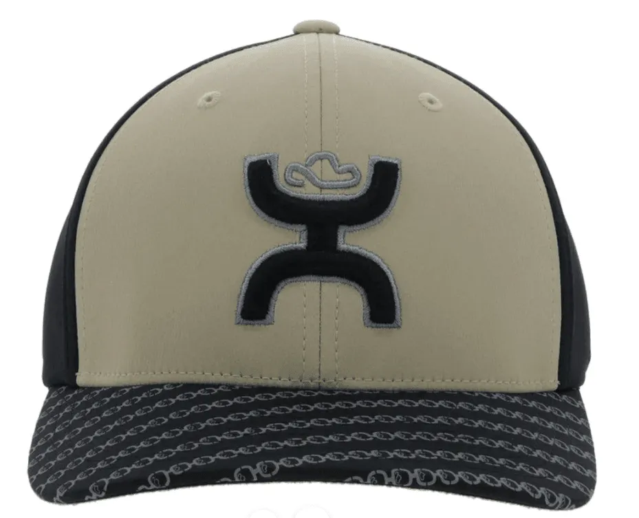 Hooey "SOLO LLL" Tan Flexfit Trucker Ball Cap 2219NTBK-01