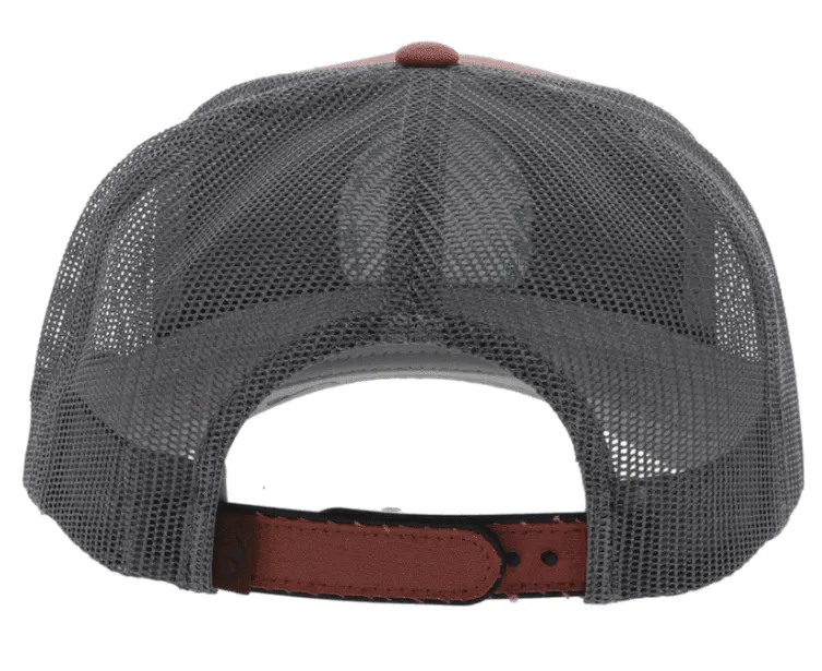 Hooey Spur Salmon Trucker Snapback Hat 2314T-SAGY
