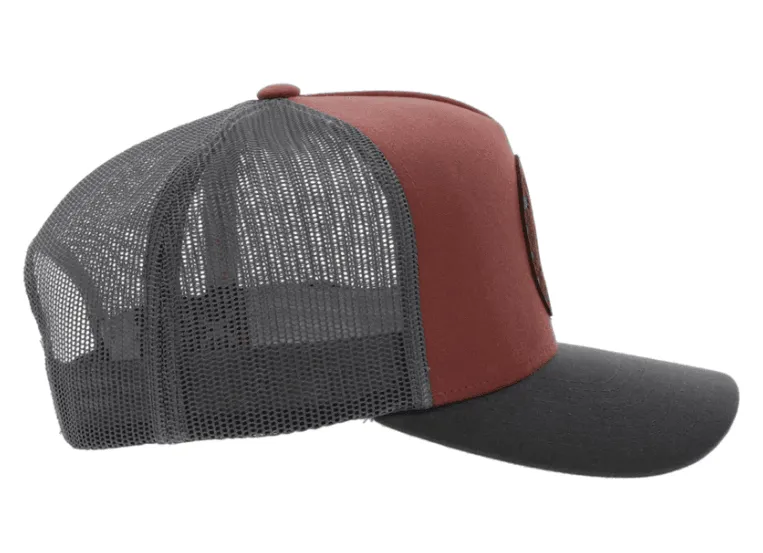 Hooey Spur Salmon Trucker Snapback Hat 2314T-SAGY