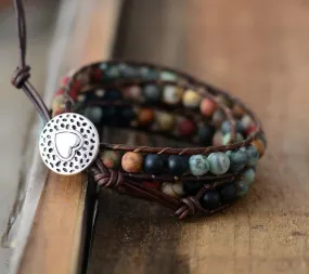 Jasper & Agate Boho Bracelet