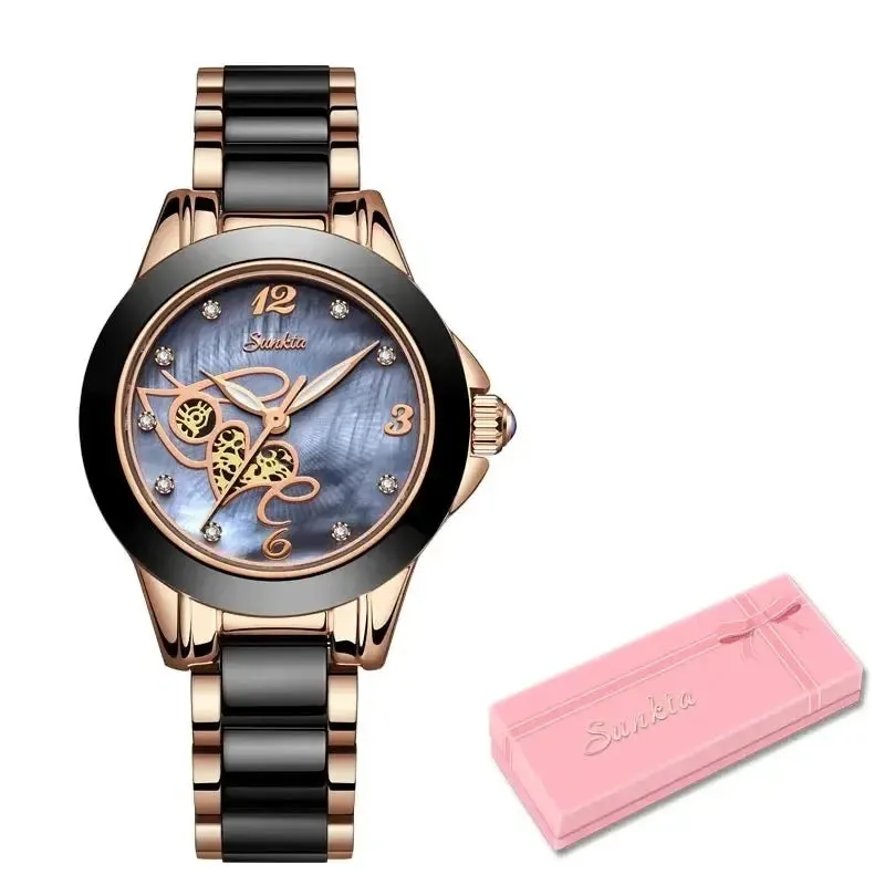 LIGE Women’s Fashion Ceramic Watch