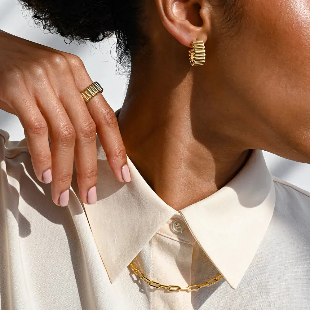 Linea Hoop Earrings