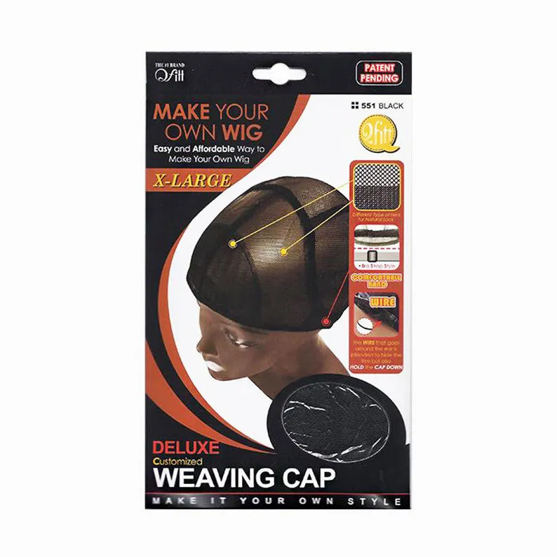 M&M QFITT Deluxe Customized Weaving Cap [X-LARGE] [BLACK] #551
