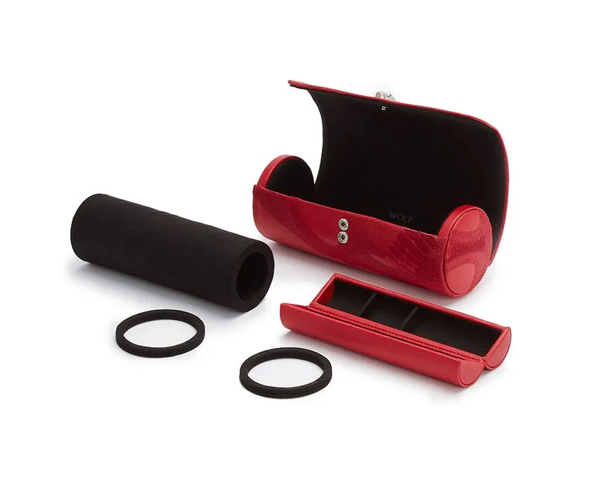 Memento Mori Triple Watch Roll (Red)