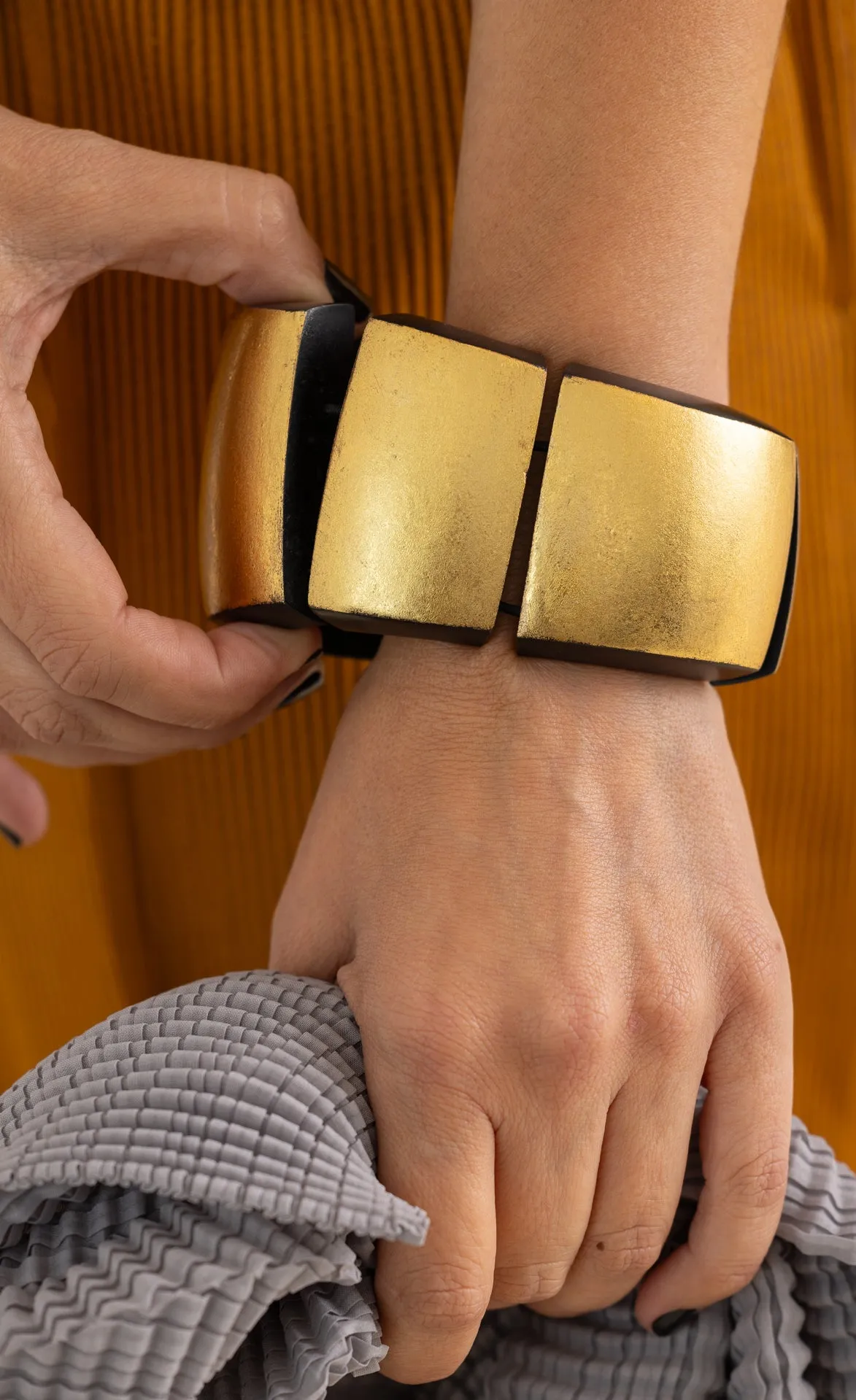 MONIES BRACELET POLY GOLDFOIL