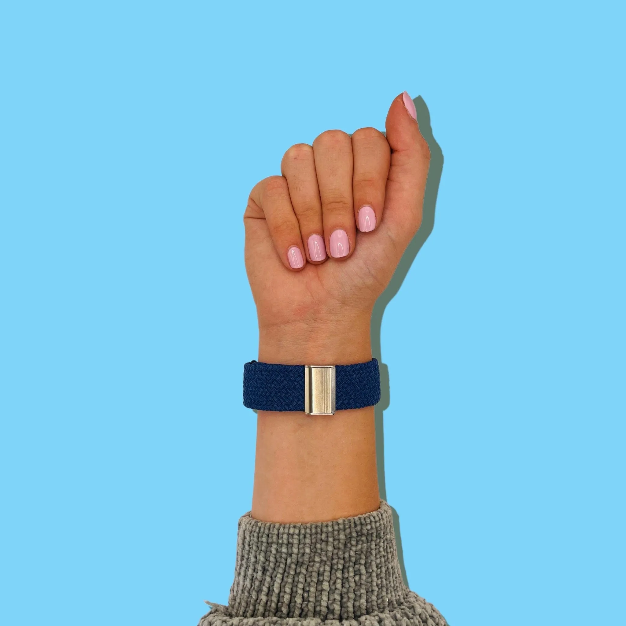 Nylon Braided Loop Watch Straps Compatible with the Olympic 22mm Range