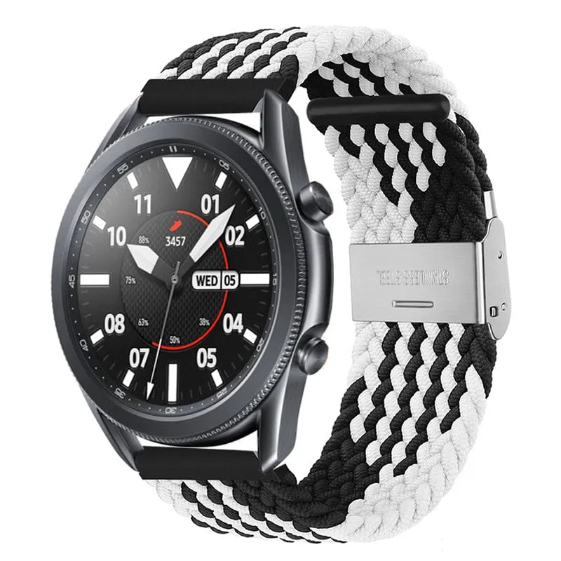 Nylon Braided Loop Watch Straps Compatible with the Olympic 22mm Range