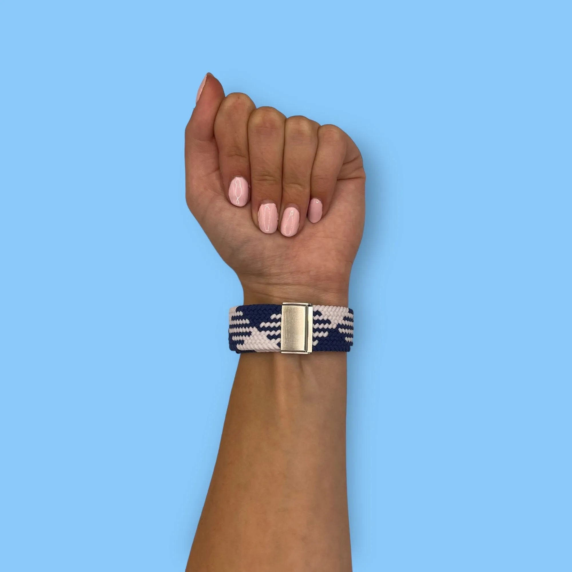 Nylon Braided Loop Watch Straps Compatible with the Olympic 22mm Range