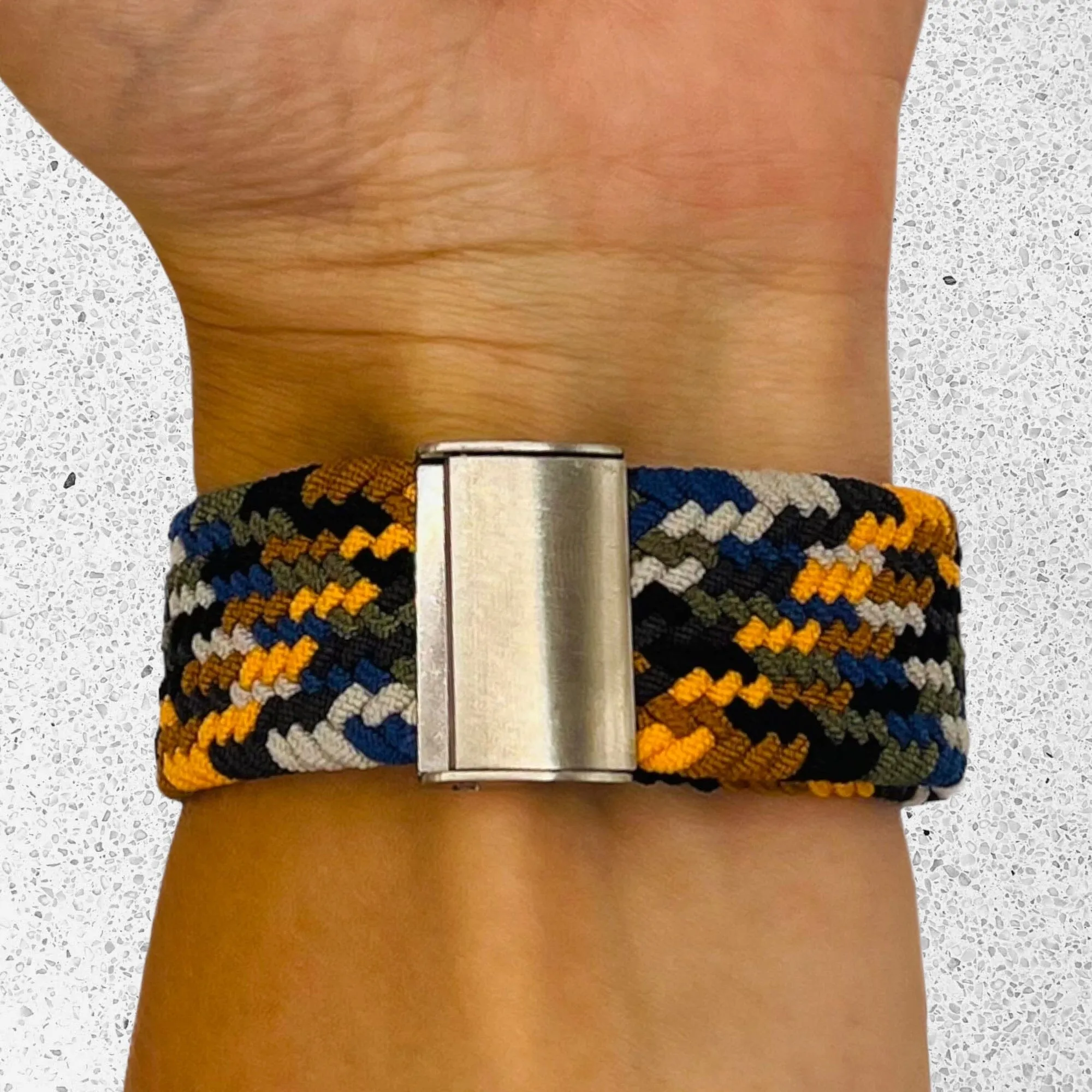 Nylon Braided Loop Watch Straps Compatible with the Olympic 22mm Range