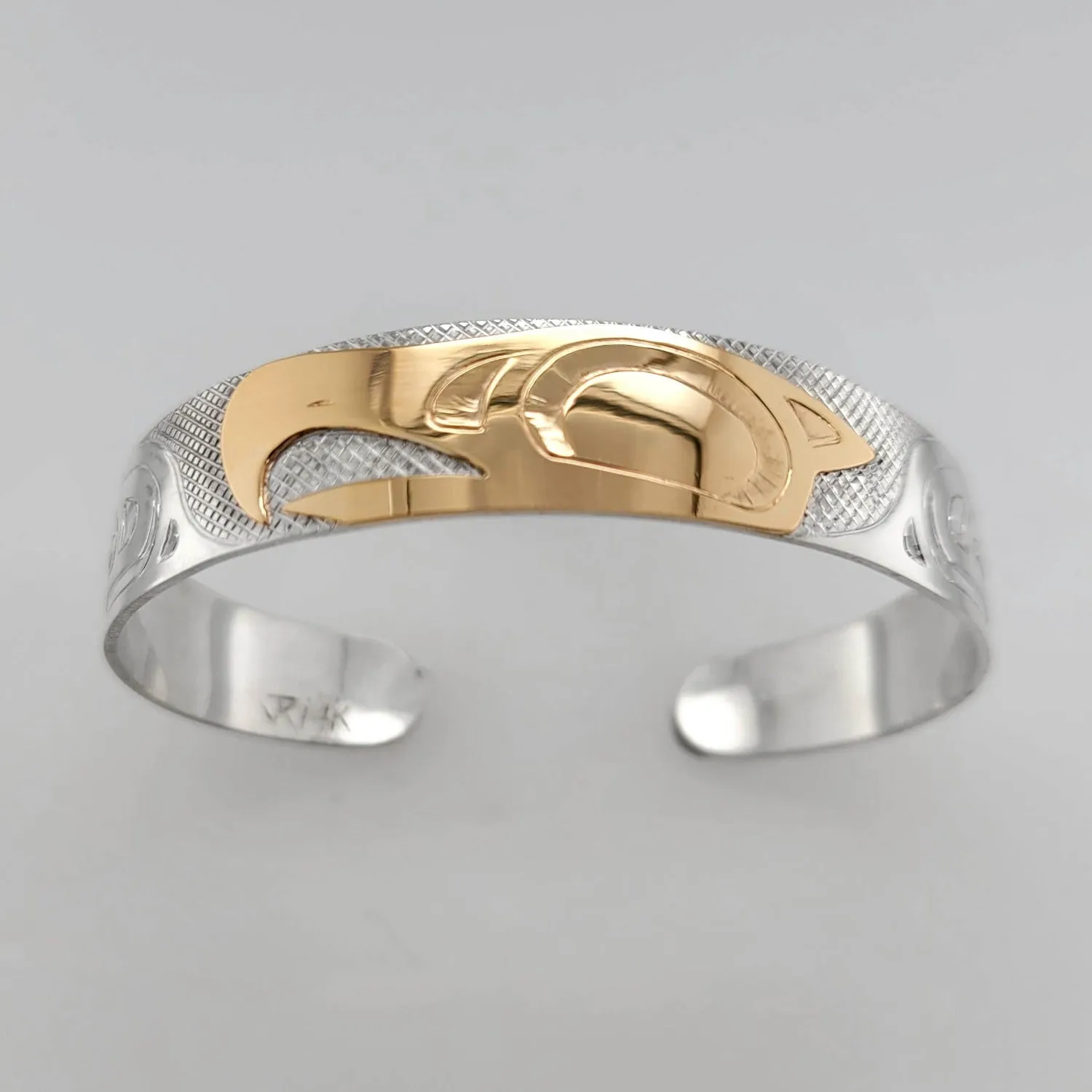 Silver & Gold Eagle Bracelet