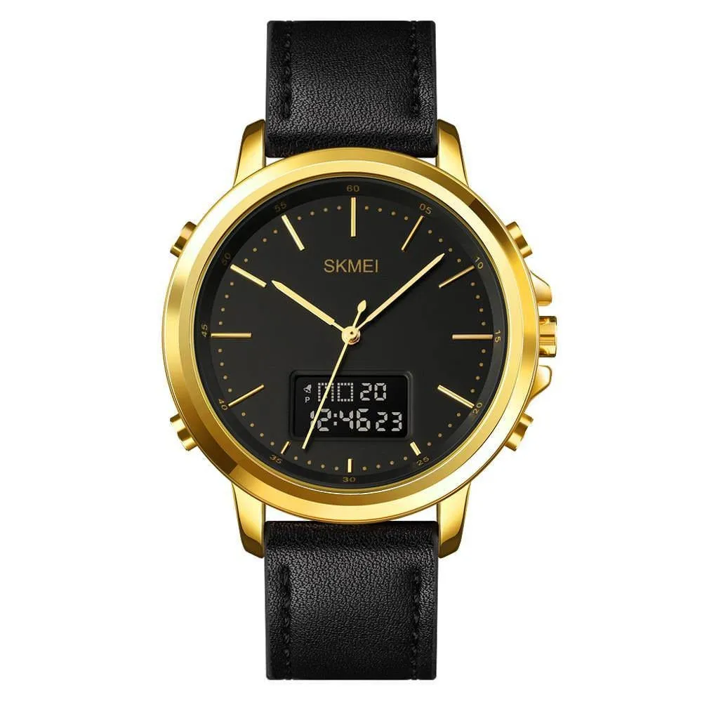 SKMEI 1652 Japan Digital Quartz Dual movement Men's Watch w/ LED Light Display & Stopwatch