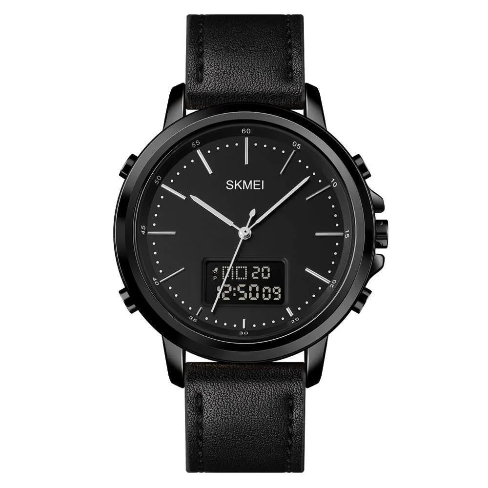 SKMEI 1652 Japan Digital Quartz Dual movement Men's Watch w/ LED Light Display & Stopwatch