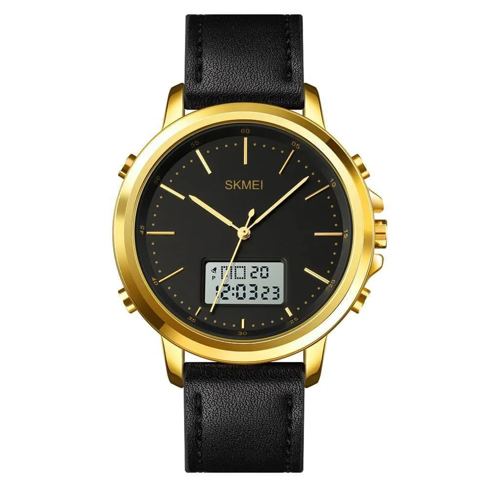 SKMEI 1652 Japan Digital Quartz Dual movement Men's Watch w/ LED Light Display & Stopwatch