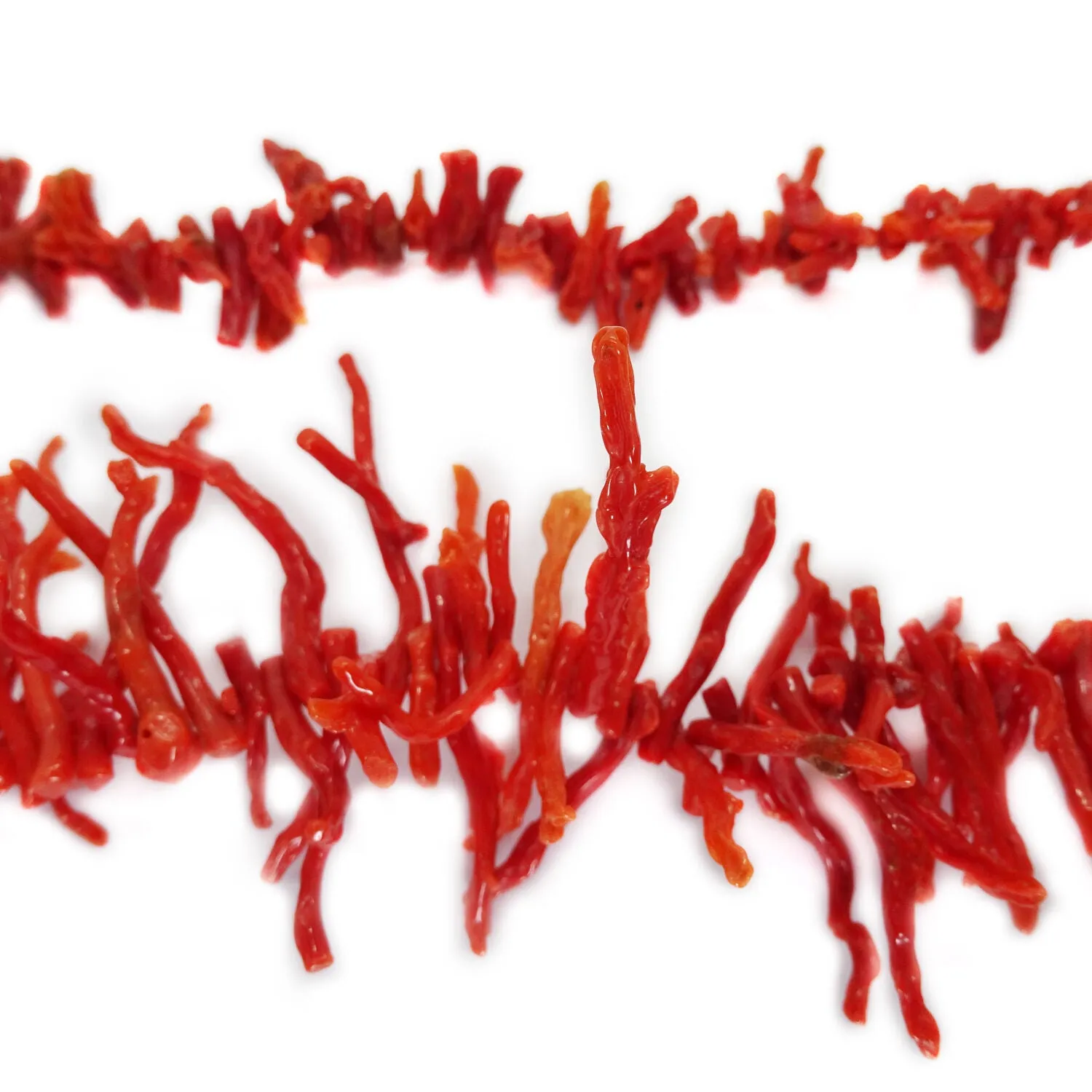 Vintage Natural Salmon Branch Coral Necklace 23"