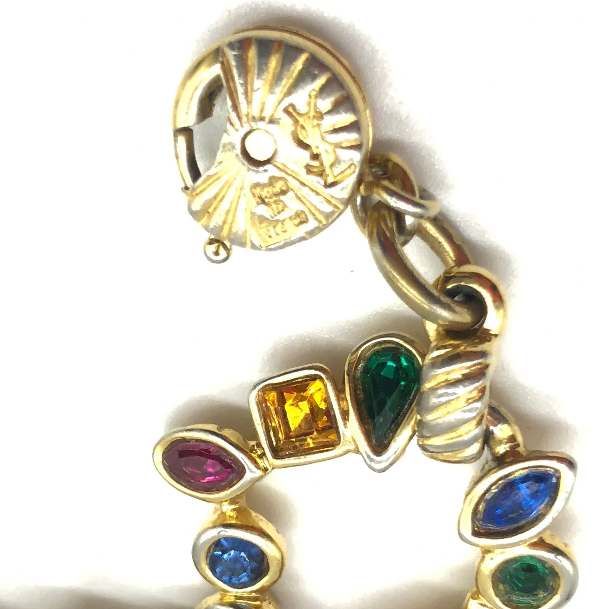 Yves Saint Laurent Gripoix Links Bracelet